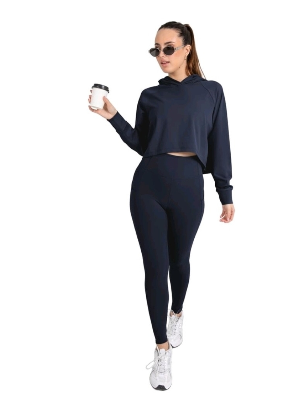 YITTY Active Ultraluxe Cropped Hoodie
